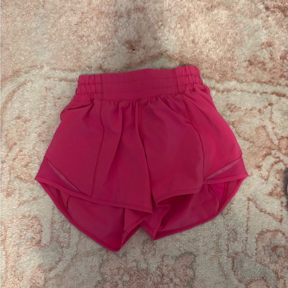 Lululemon sonic pink shorts